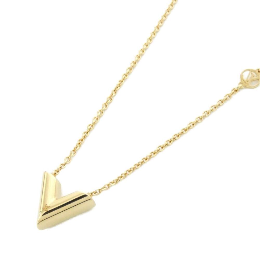 LOUIS VUITTON Gold Necklace - Picture 1 of 4